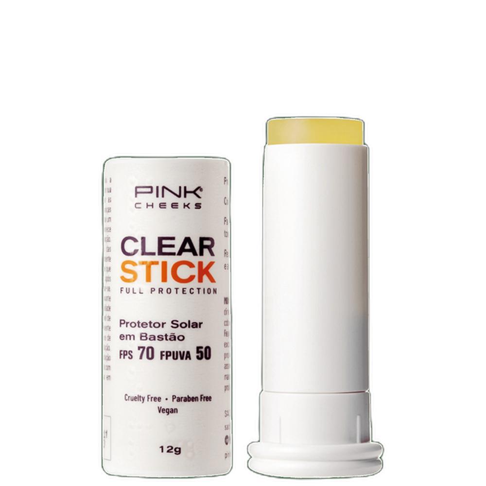 Pink Cheeks Clear Stick FPS70 FPUVA50 - Protetor Solar em Bastão 12g