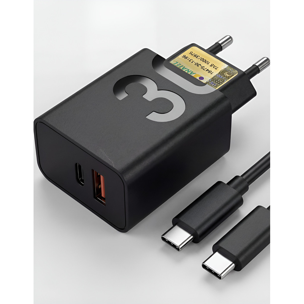 Carregador 30w Usb-c Turbo Para Moto G15 Edge 60 G75 G86 G05
