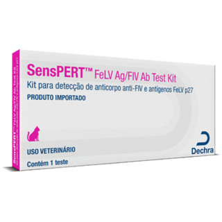 Teste Diagnóstico SensPERT FIV e FeLV Gatos - Dechra - Resultado Rápido, Ideal Para Triagem Clínica em Oferta na Shopee