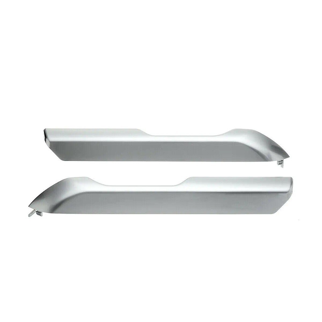 2 Pçs Almofada Do Assento Dianteiro Carro Valance Chrome Capa Guarnição Para Land Rover Range 2004-2012 Molduras Interio