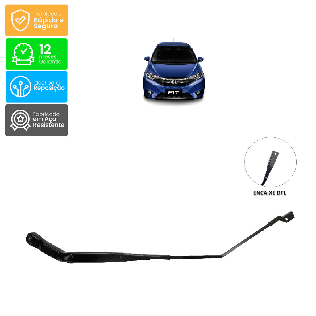 Haste Braço Limpador Para-brisa: FIT 09/14 - Direito em Oferta na Shopee