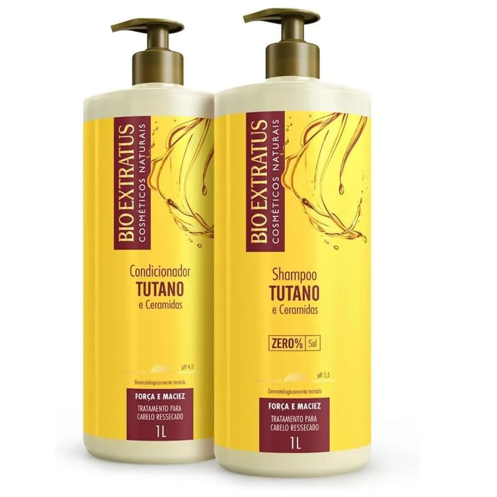 Kit Shampoo e Condicionador Bio Extratus Tutano 1L