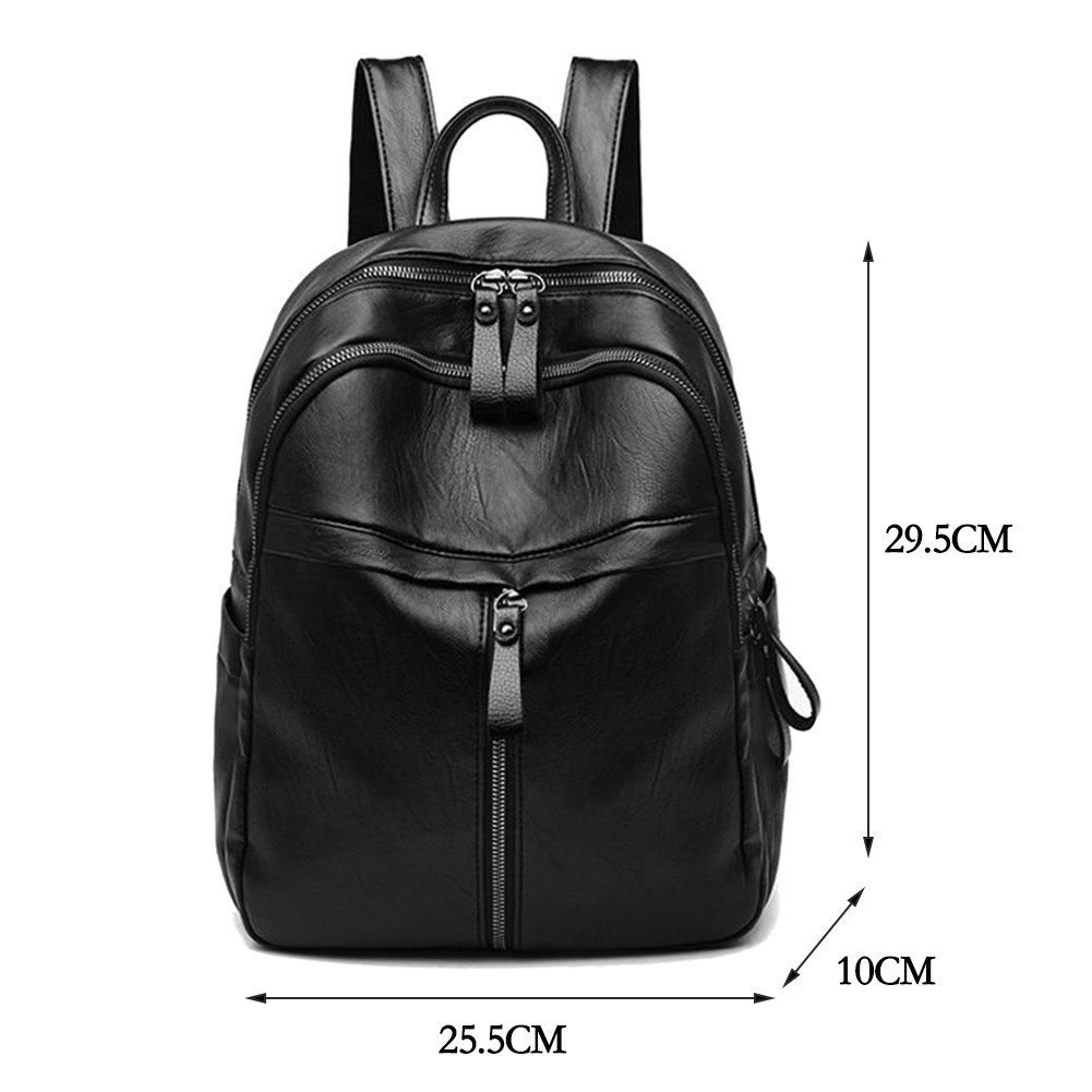 Mochila de Alta Capacidade com Zíper para Mulheres — imagem 2 de 2