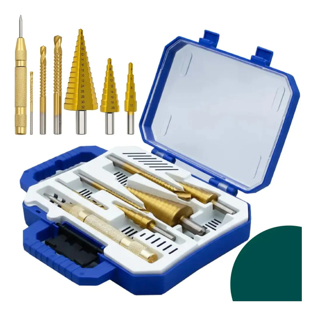 Jogo De Broca Escalonada 4mm/12mm 4mm/20mm 4mm/32mm em Oferta na Shopee