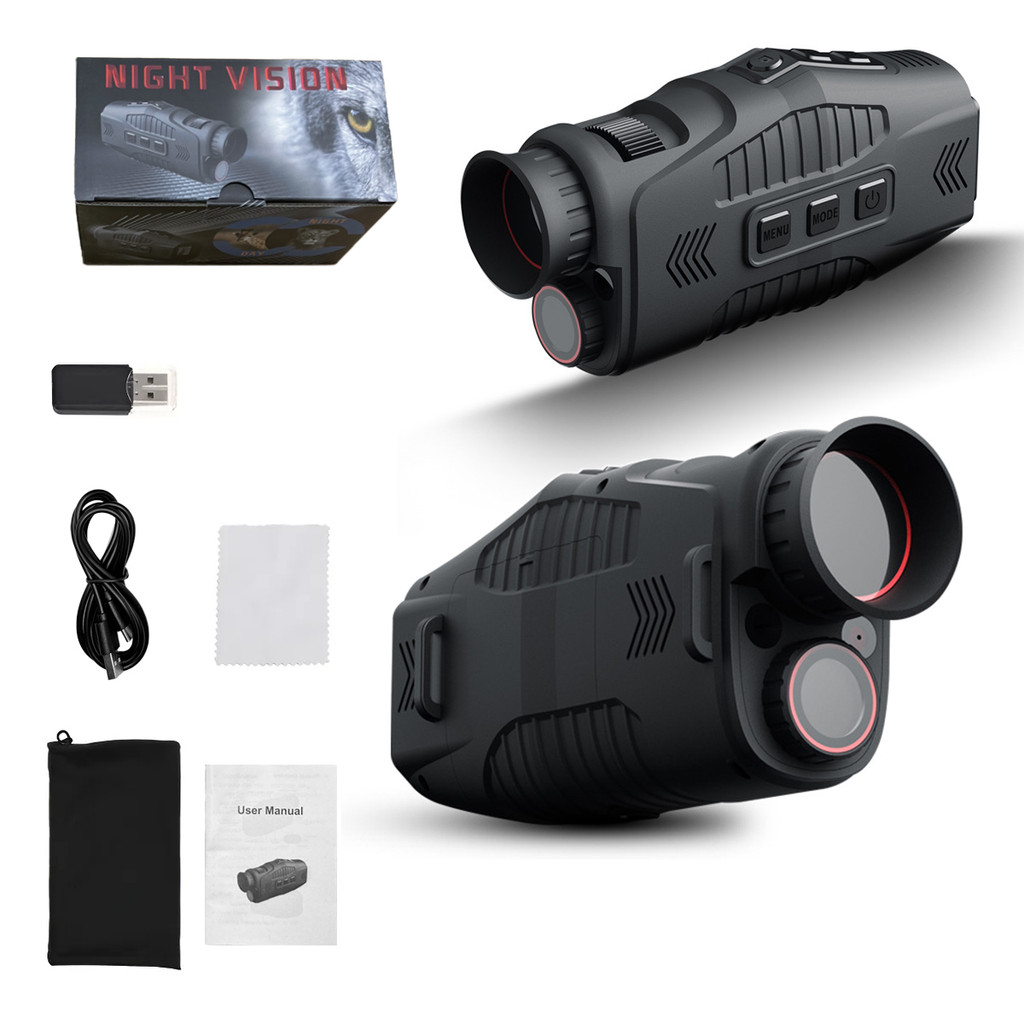 Monocular Infrared NightR11 1080P Use Photo Video 5X Digital 300M Full Dark Viewing Distanc For Hunting em Oferta na Shopee
