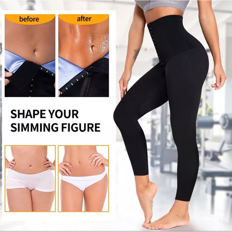 Calça Sauna Térmica Modeladora para Suor Treinamento e Redução de Medidas