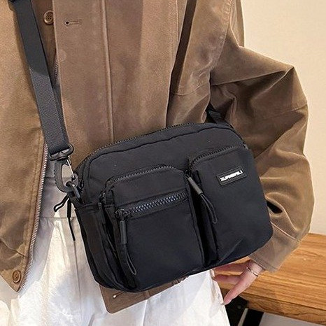 Bolsa mensageiro diária para viagem, bolsa Casual de grande capacidade, mochila lateral simples, bolsa de ombro multicam