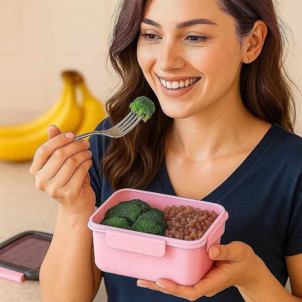 Saladeira kit talher rosa marmiteiro prato conserva comida pote tigela cozinha de achadinhos