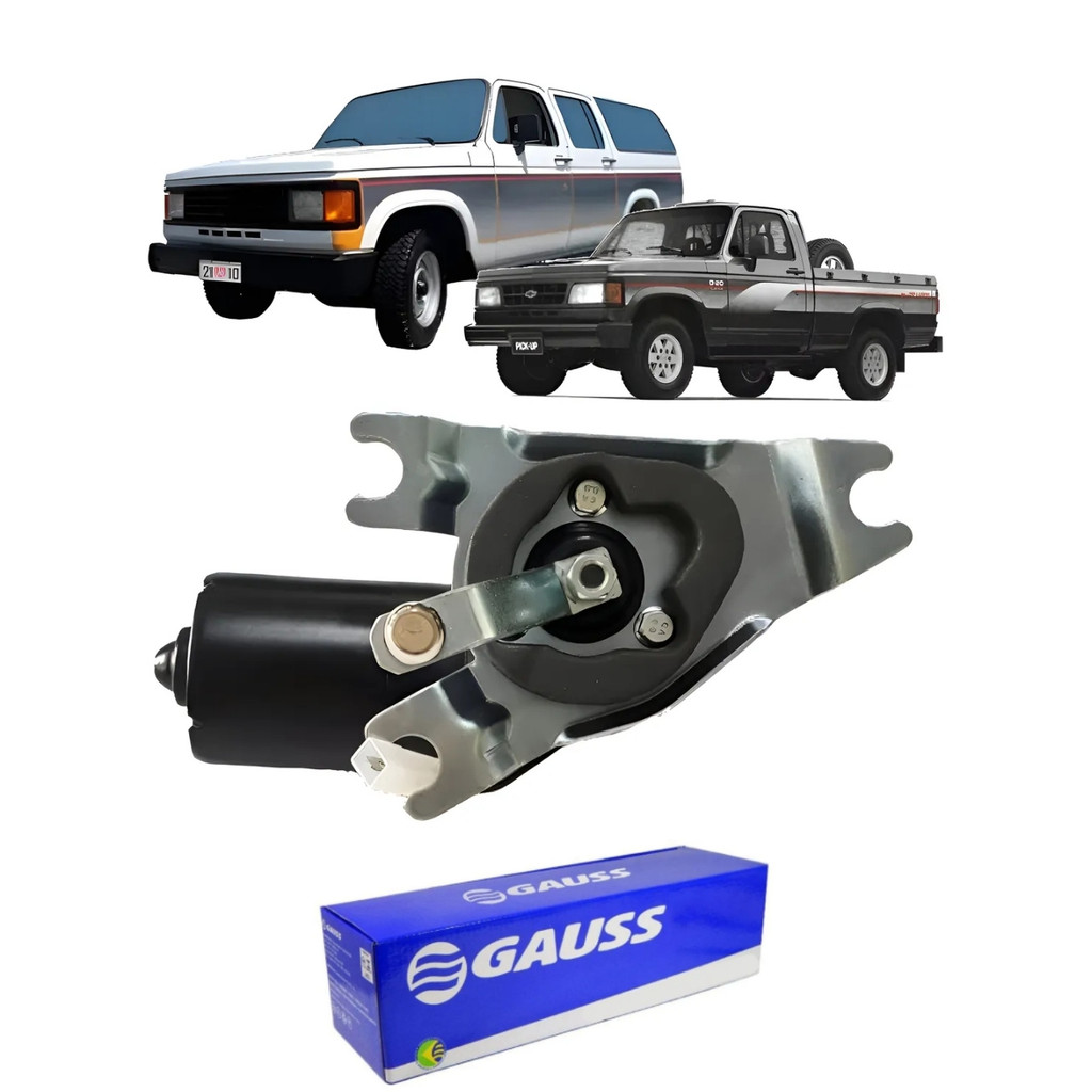 Motor Limpador Parabrisa D20/D40/D6000 1982 até 1994 Gauss