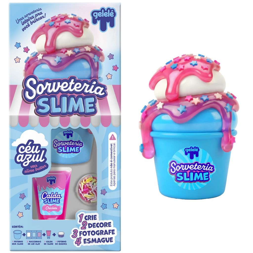 SORVETERIA SLIME CÉU AZUL - GELELÉ