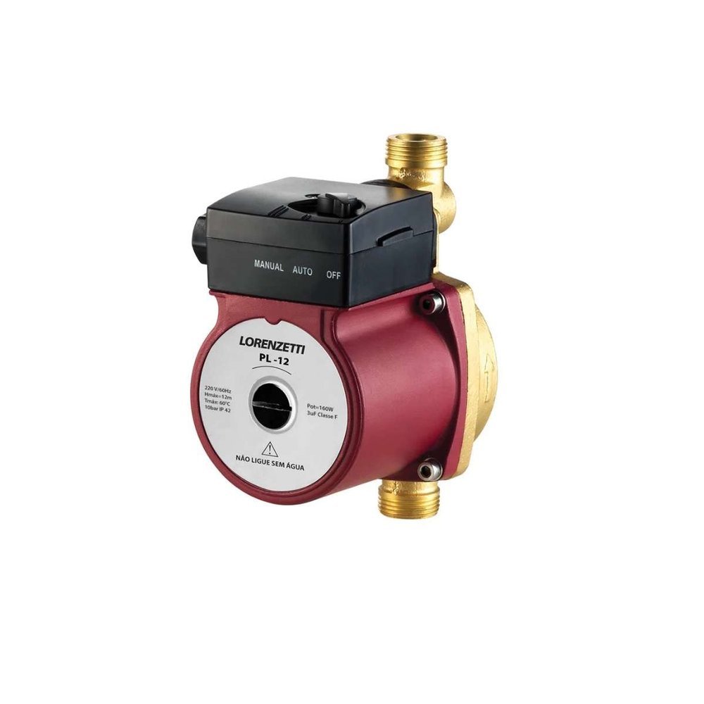 Pressurizador de água PL12 2MCA 220V 7541021 Lorenzetti
