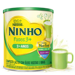 Composto Lácteo Ninho Fases 3+ Nestlé 3 a 5 anos 800g