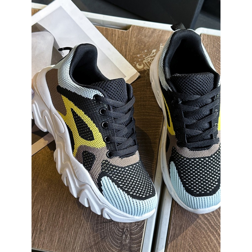 Especial Sapatos Femininos Calçados Esportivos Primavera Estilo Moda All-Match Sapatos Casuais Leve Malha Ab