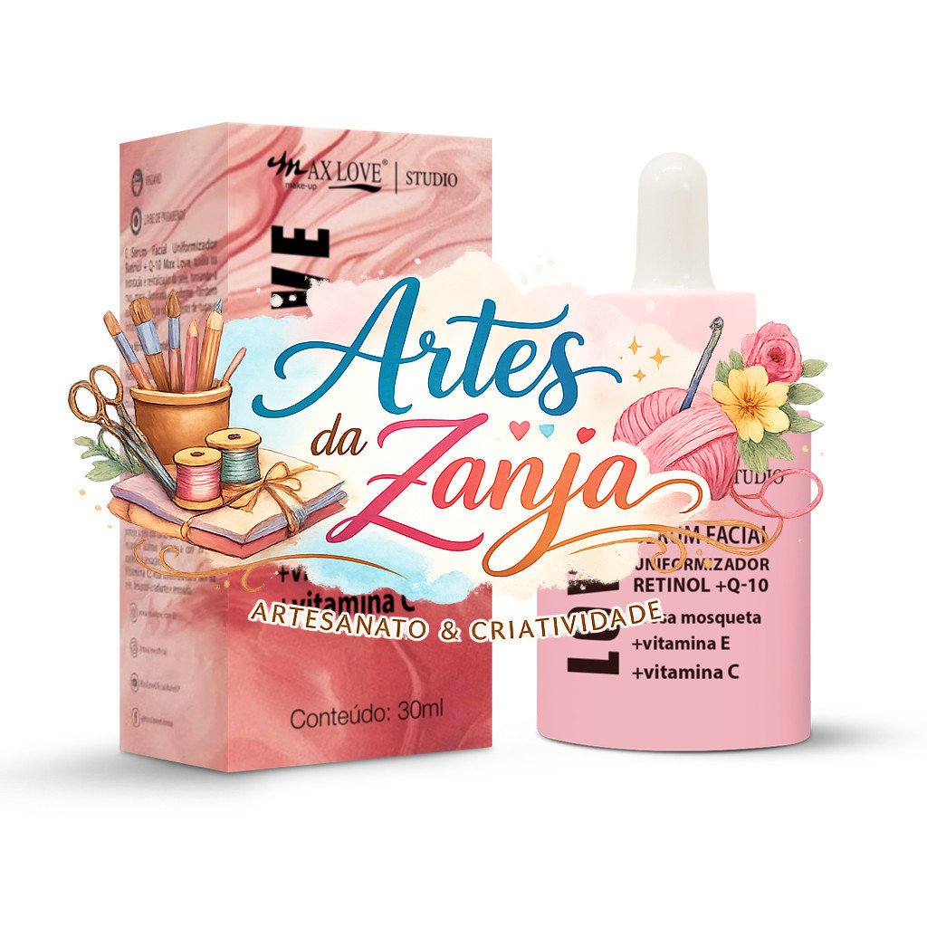 (V)✨ Sérum Facial Uniformizador Retinol + Q-10 Max Love – Antissinais, Firmeza e RenovaçãoHO7S