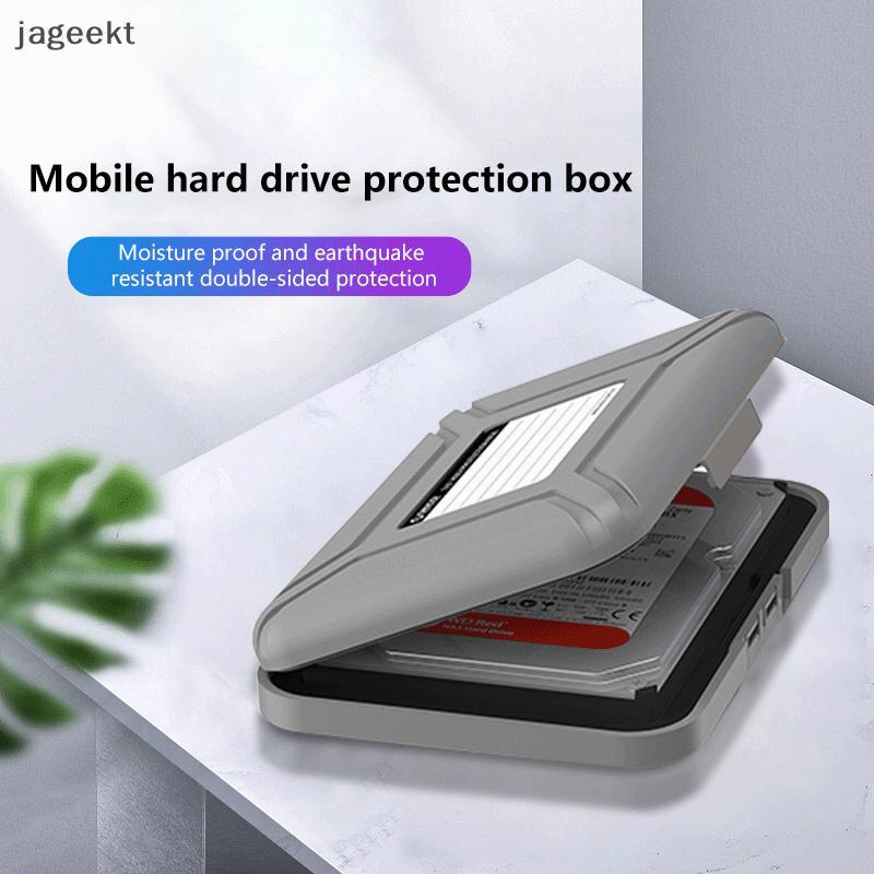 [jageekt] Sacos E Estojos De Disco Rígido Portáteis De 3.5 Polegadas HDD Caixa De Armazenamento Protetora À Prova De Umi