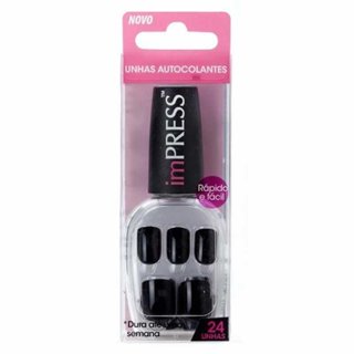 Unhas Adesivas Impress First Kiss Lisa Text Appeal em Oferta na Shopee
