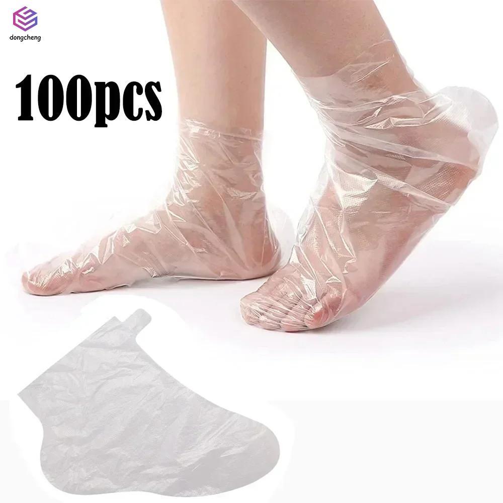 100 Unidades De Meias Descartáveis Para Pés PE-Cuidados Hidratantes Pedicure SPA
