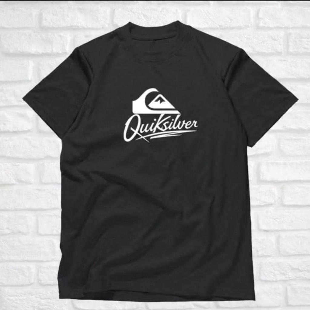 Camiseta Masculina básica dia a dia 100% algodão estampado Quiksilver capacete
