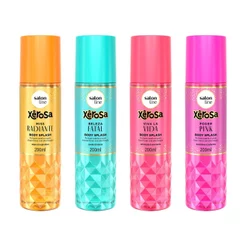 Kit Xêrosa Body Splash Poder Pink, Miss Radiante, Beleza Fatal e Viva La Vida