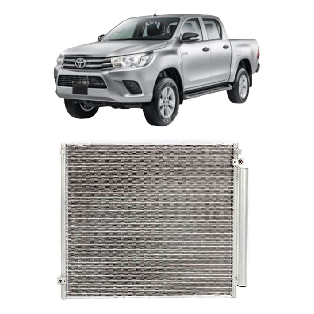 CONDENSADOR PARA HILUX 2.8 16V 2016 2017 2018 2019 160BC4477703241RC CD FILIAL CAMPINAS