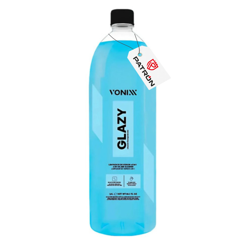Glazy Vonixx 1,5L Limpa Vidros 4 em 1 Redutor de Riscos ProfissionalGlazy Líquido
