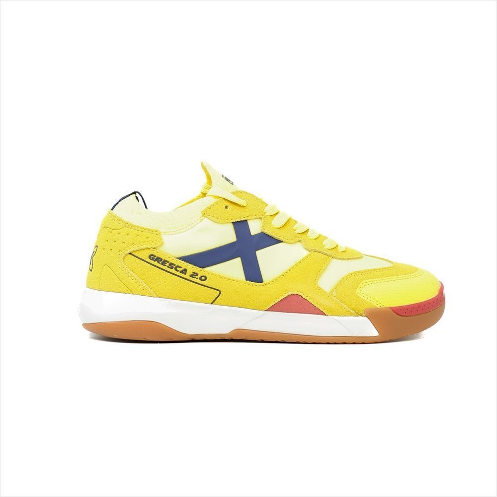 Chuteira Munich Gresca 2.0 Futsal Couro Natural Premium Antiderrapante Alta Performance