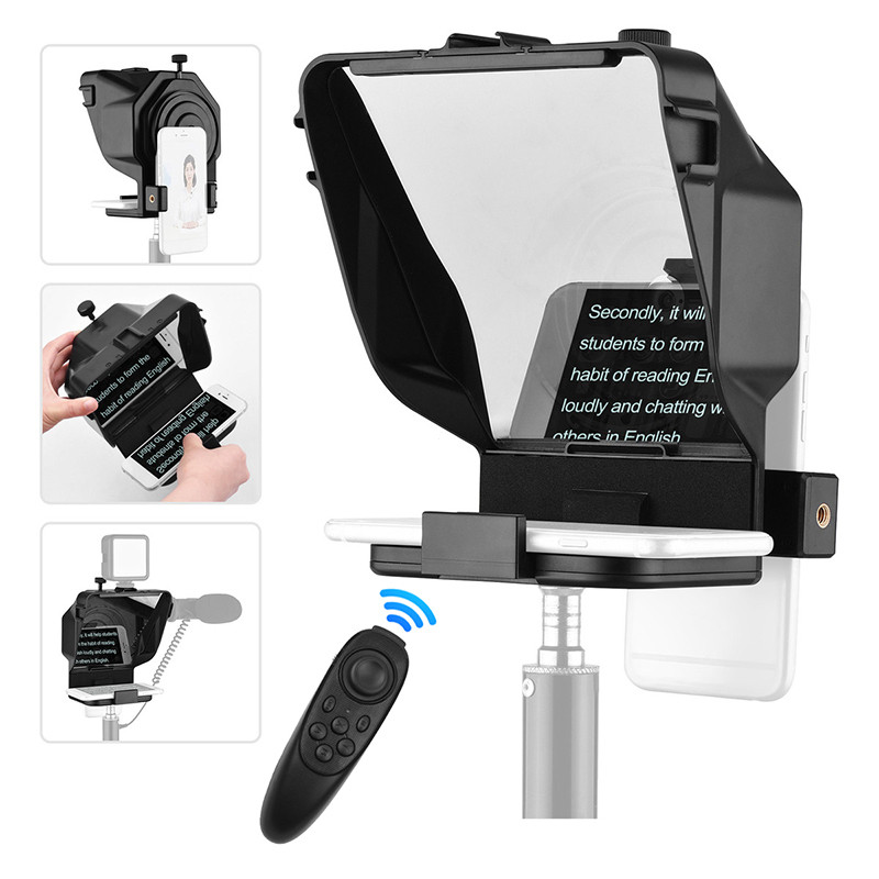 Teleprompter Portátil para Smartphone com Suporte para Telefone UTOY