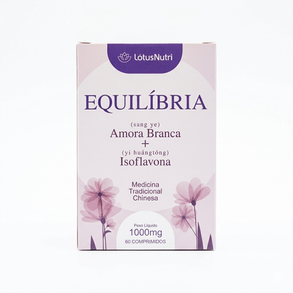Equilíbria Amora Com Isoflavona | Cuidado Diário 60 Comprimidos 1000mg | Lótus Nutri