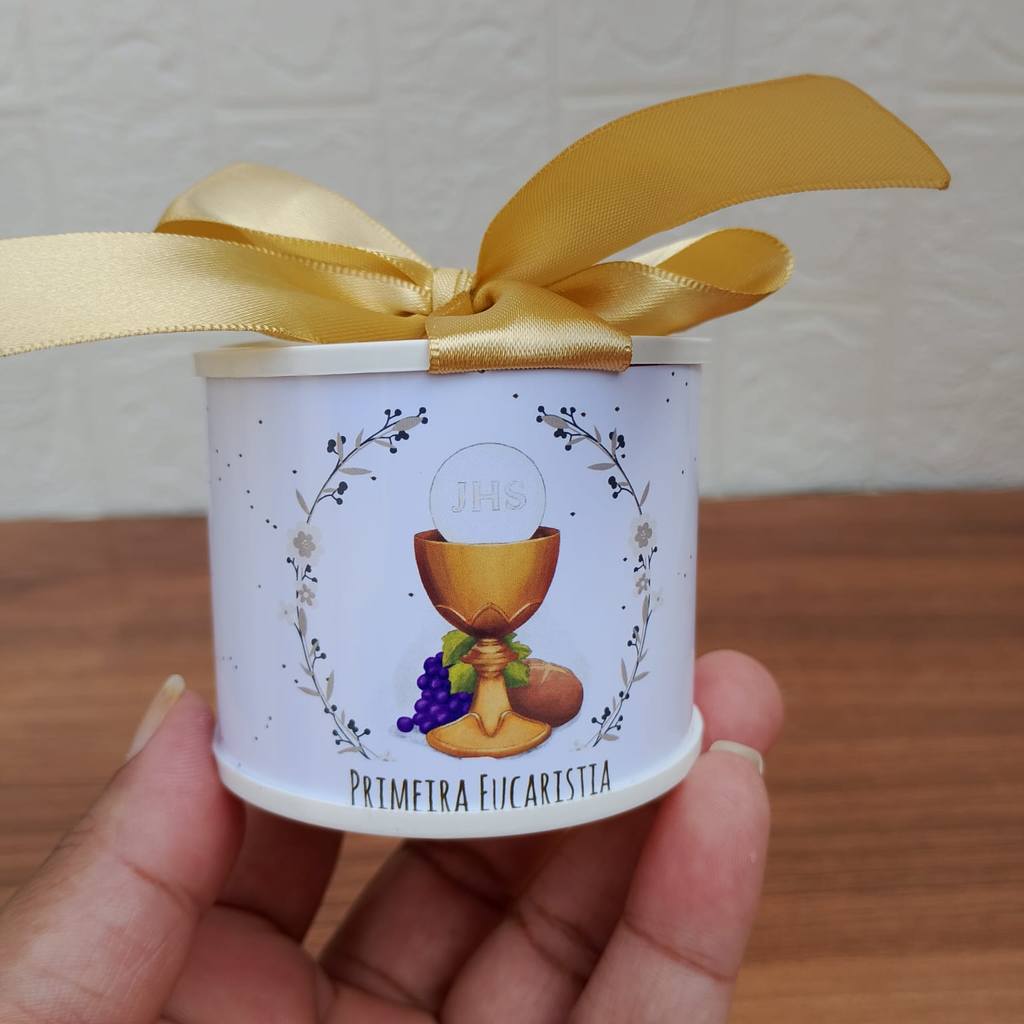 Kit Tubolata Personalizada 5x6 * Lembrancinhas PRIMEIRA EUCARISTIA COMUNHÃO - Aniversário - Maternidade - Comemorações