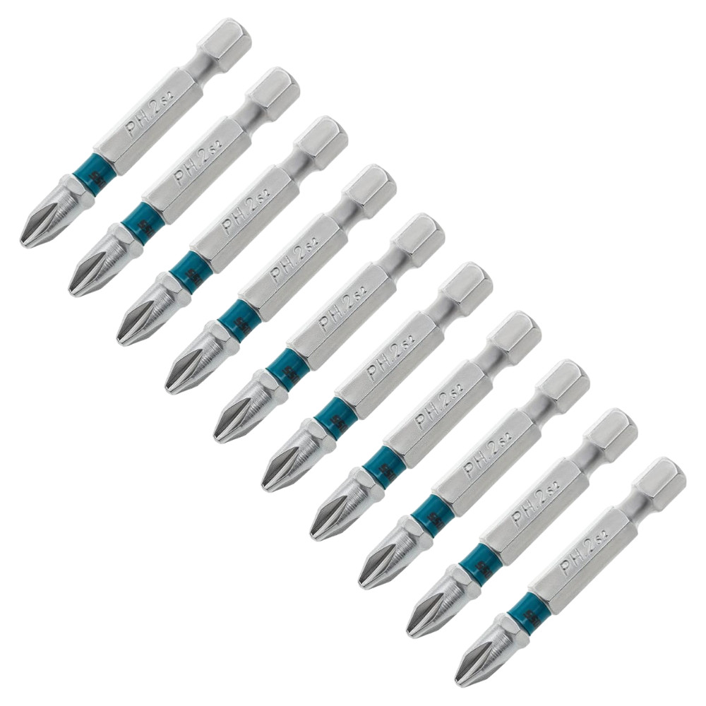 Bits Ph2 1/4 50mm Aço S2 10 Peças Gross