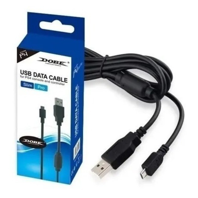 Cabo Carregador Para PS4/Xbox One | 2m | Carga Rápida | Filtro Anti-Interferência em Oferta na Shopee