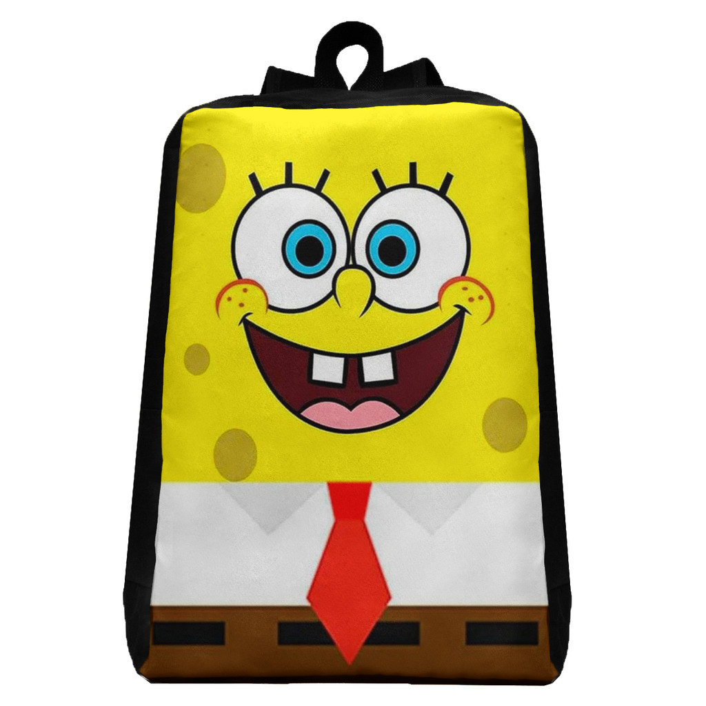 Mochila Bob Esponja Calça Quadrada Volta as Aulas Bolsa de Costa