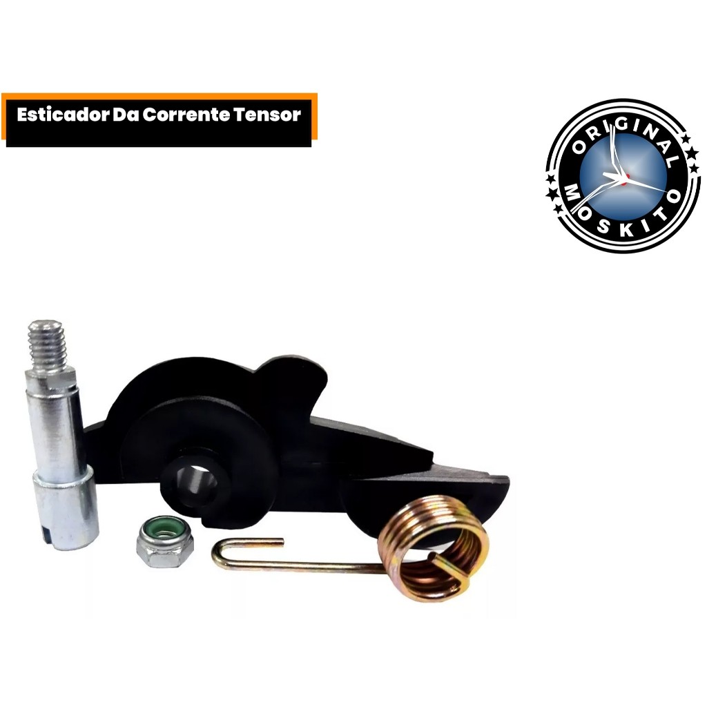 Esticador de Corrente Regulador para Mobilete Moby Bikelete Bike Motorizada Moskito WMX