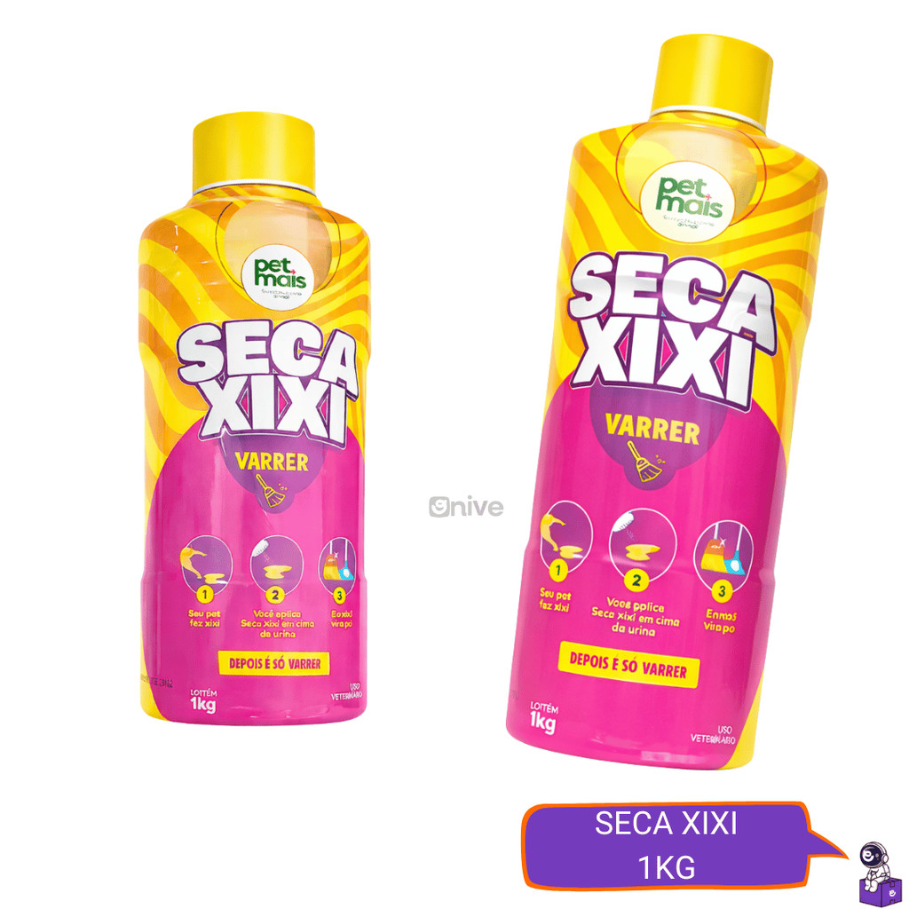 Seca Xixi Pet 1kg Absorvedor de Urina para Cães e Gatos com Limpeza Rápida e Sem Cheiro Fácil em Oferta na Shopee