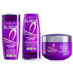 KIT ELSEVE COLÁGENO LIFTER SHAMPOO + COND + MÁSCARA - LANÇAMENTO