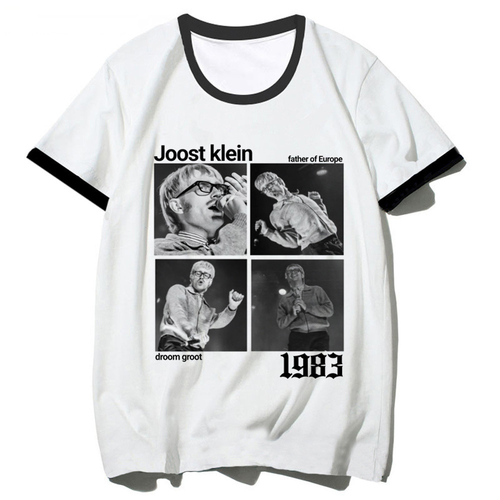 Joost Klein t Camisa Feminina 2000s Pastel Y2k Universidade anime 2000s Punk Estética