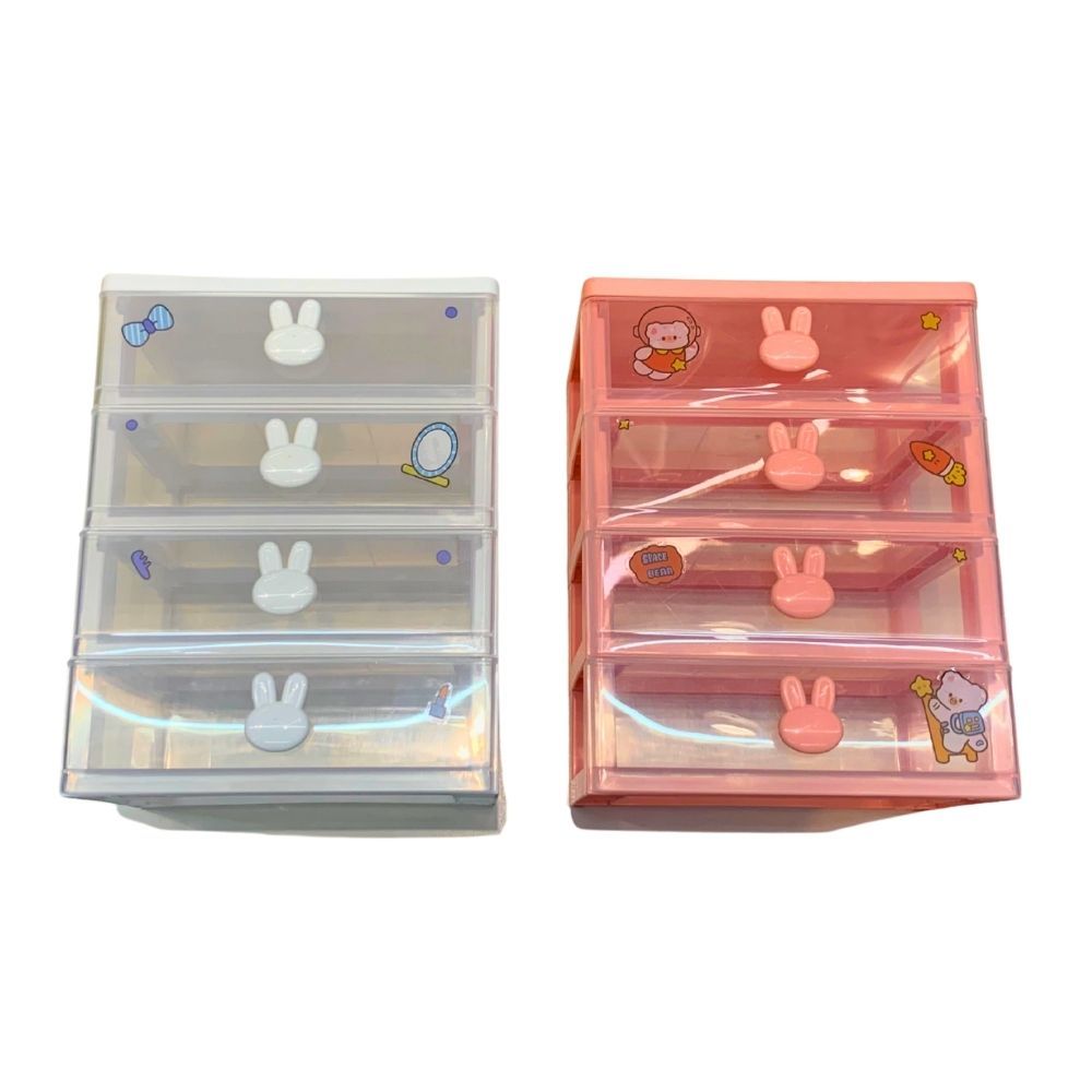 Organizador de Mesa Gaveteiro - 4 Compartimentos em Oferta na Shopee