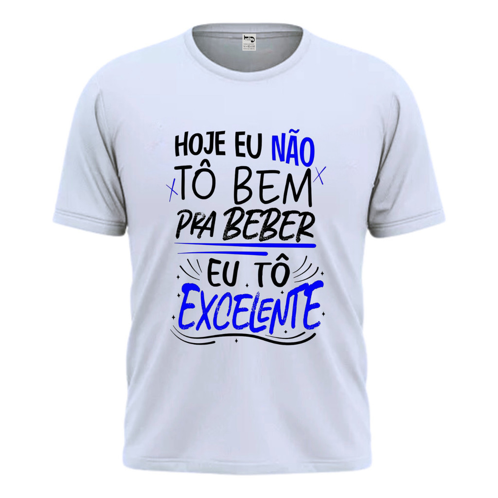 Camiseta Unissex Estampada Carnaval Bebida Cachaça🍻🎊- Camisa 100% em Algodão - Envio Imediato😊- Polar Clothing Store