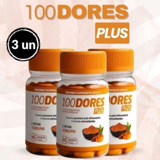 Suplemento Alimentar Natural 100 Plus com Cúrcuma e Antioxidantes – 45 Cápsulas em Oferta na Shopee