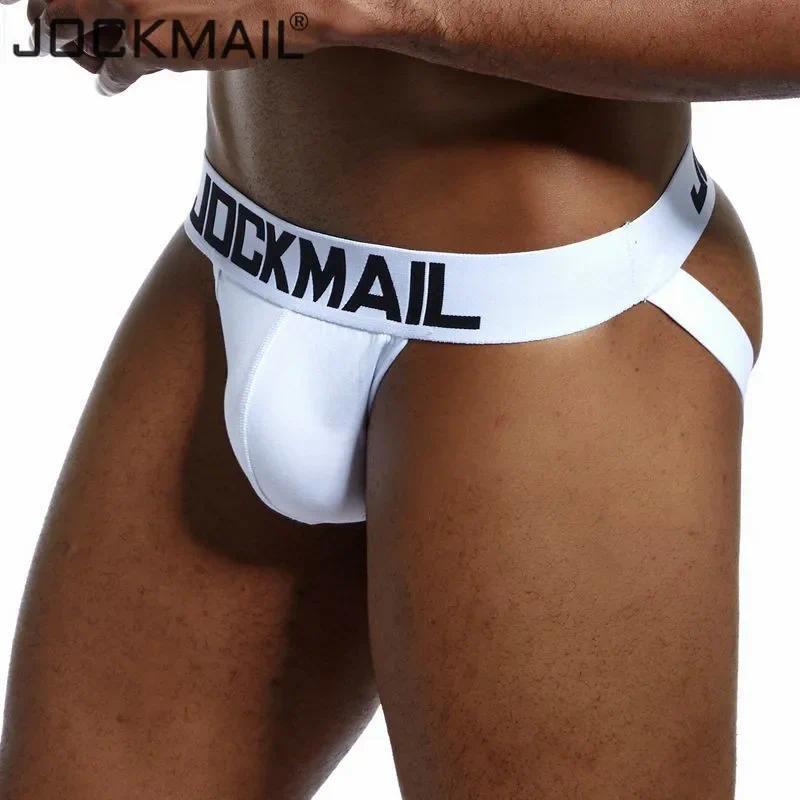 JOCKMAIL Cuecas Masculinas De Cintura Baixa Sexy Gay Pênis Bolsa Wonderjock Bikini Jockstrap Tanga Lingerie