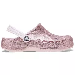 Sandália Crocs Baya Mixed Glitter Clog K BARELY PINK