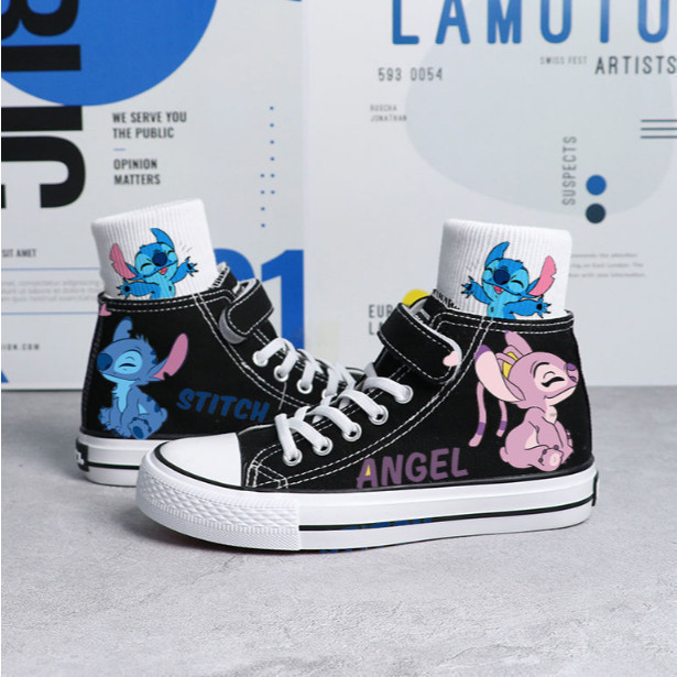 Tenis Botinha Lilo Stitch Star Infantil Adulto Diversão Estampada Menino e Menina Pronta Entrega REALSNEAKERS em Oferta na Shopee