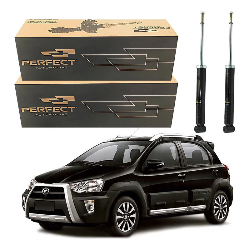 Par Amortecedor Traseiro Etios Cross 1.5 16v 2013 A 2018