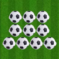 Kit 10 Lembrancinhas Bola de Futebol Copa Aniversário Time Festa Plasútil