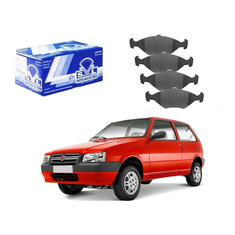 Pastilha Freio Dianteira, Uno 1.0 2004 A 2009