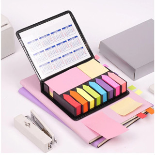 Bloco De Anotações Auto Adesivo Lembrete 1000 FOLHAS Com Estojo De Couro Sintético em Oferta na Shopee