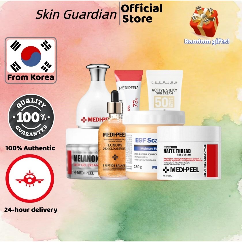 [Medipeel] Creme Para Pés 130g/Em Gel 50g/Massageador Refrescante/Essência Dourada 100ml/Protetor Solar 50ml/30ml De Sar
