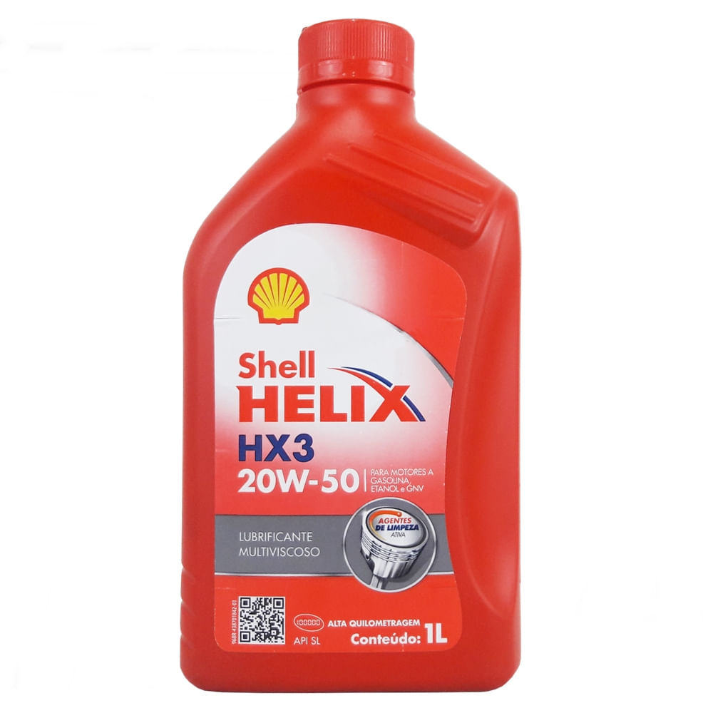 Óleo Lubrificante do Motor Shell Helix HX3 20W50 API SL Mineral 1L em Oferta na Shopee