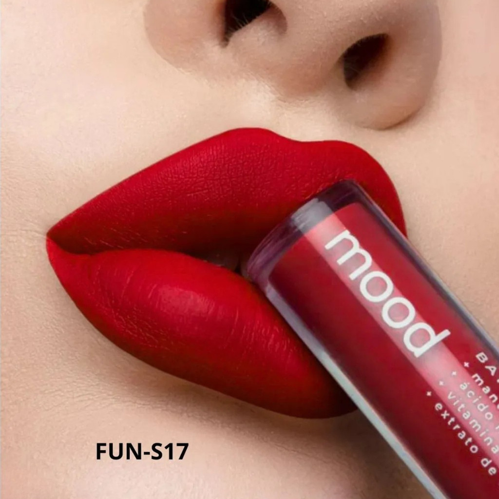 BATOM LABIAL LIQUIDO MOOD HB566S17 3,2ML FUN RUBY ROSE · foto 2