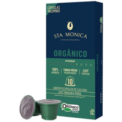 Café Cápsulas Orgânico c/ 10 Und Nespresso